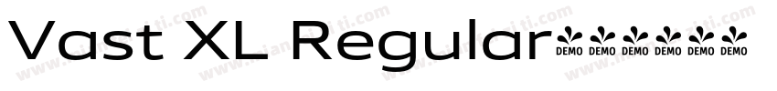 Vast XL Regular字体转换